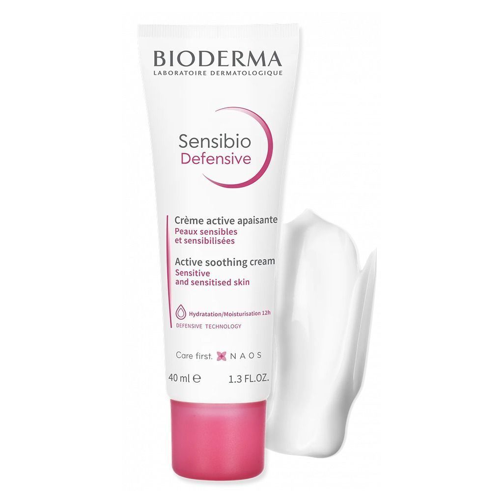 Bioderma Sensibio Defensive Moisturizing, Hydrating & Soothing Body Cream for Sensitive Skin, 40ml - Makkah Pharmacy