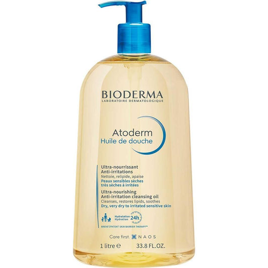 Bioderma Atoderm Shower Oil, 1L - Makkah Pharmacy