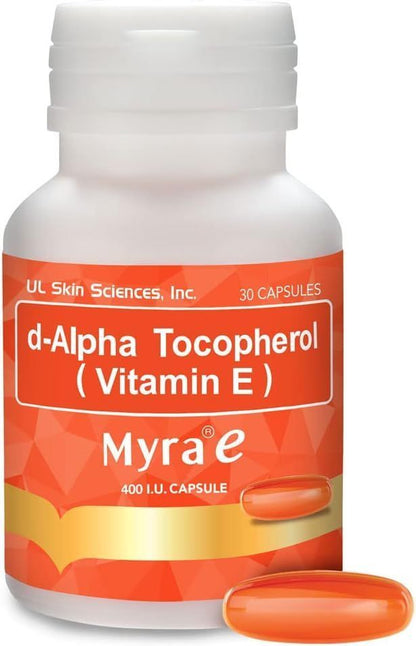 Myra E 400 IU Vitamin E Supplement, 30 Capsules - Makkah Pharmacy
