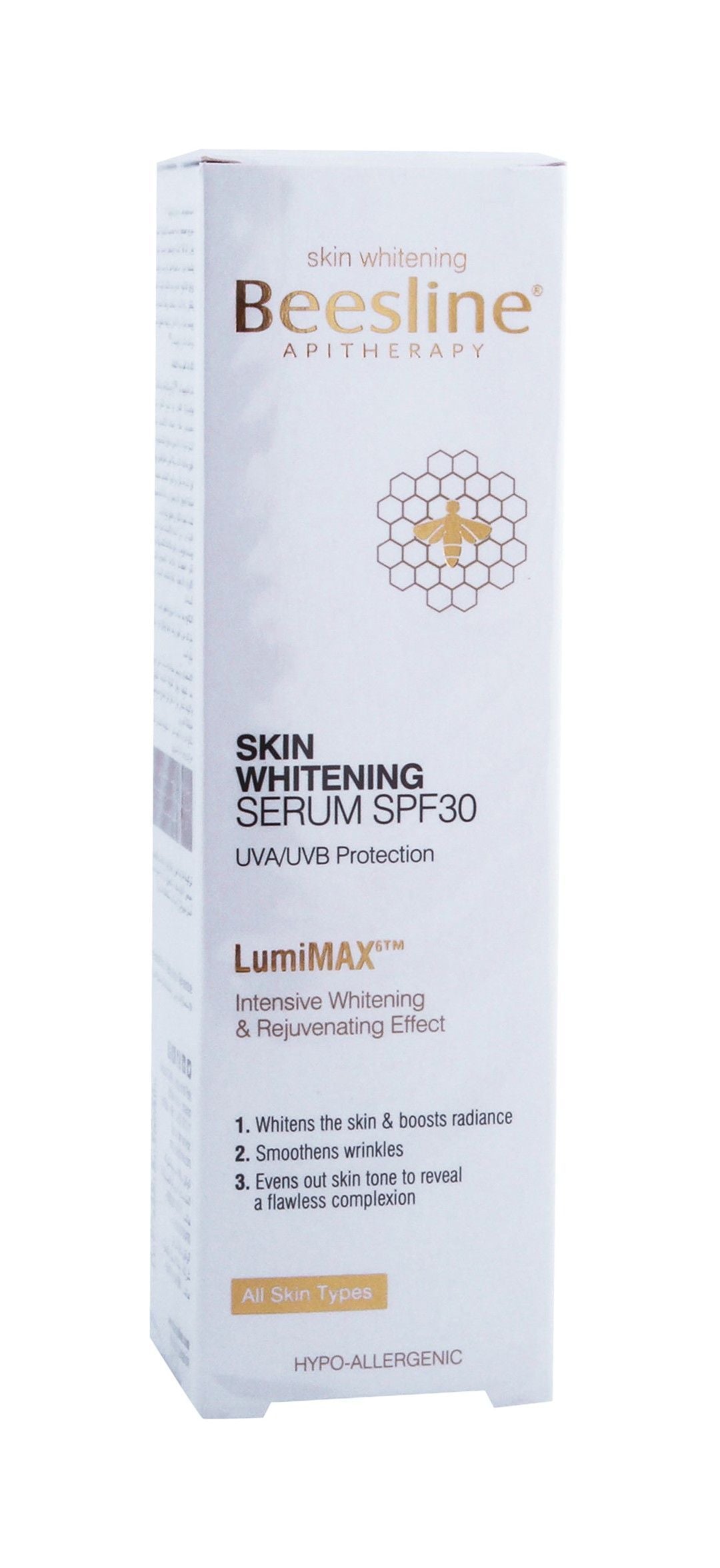 Beesline Hypoallergenic SPF30 Skin Whitening Serum, 30ml - Makkah Pharmacy