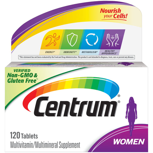 Centrum Multivitamins For Women, Multivitamin/Multimineral Supplement With Iron, Vitamins D3, B And Antioxidants - 250 Count