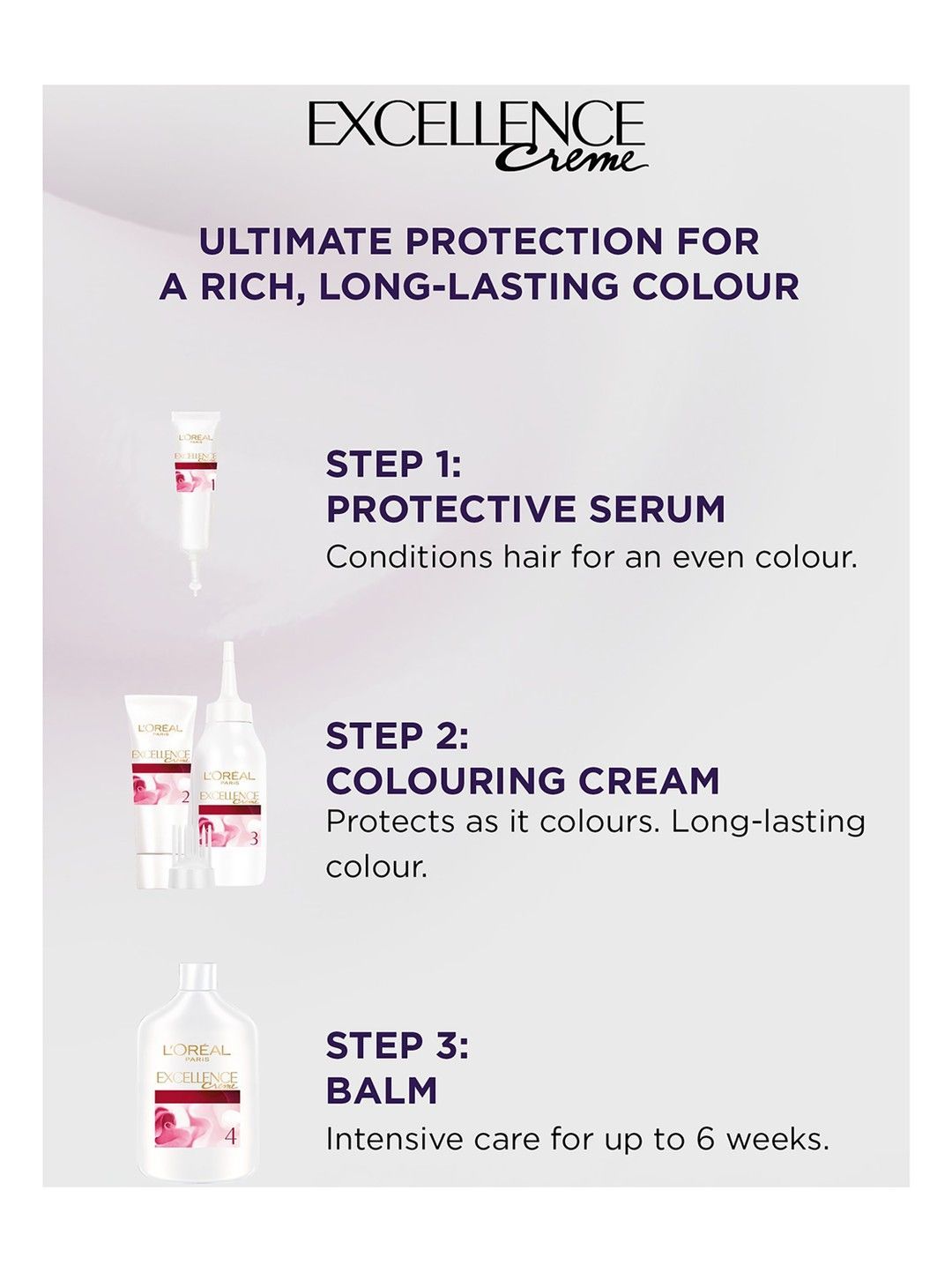 L'Oreal Excellence Triple Care Hair Color Cream Profound Light Brown 5.1, 1 Pack - Makkah Pharmacy