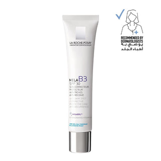 La Roche-Posay Mela B3 5% Niacinamide Correcting Post Acne Marks, Hyperpigmentation & Anti-Dark Spot Face Cream with Thermal Water for All Skin Types SPF30, 40ml - Makkah Pharmacy