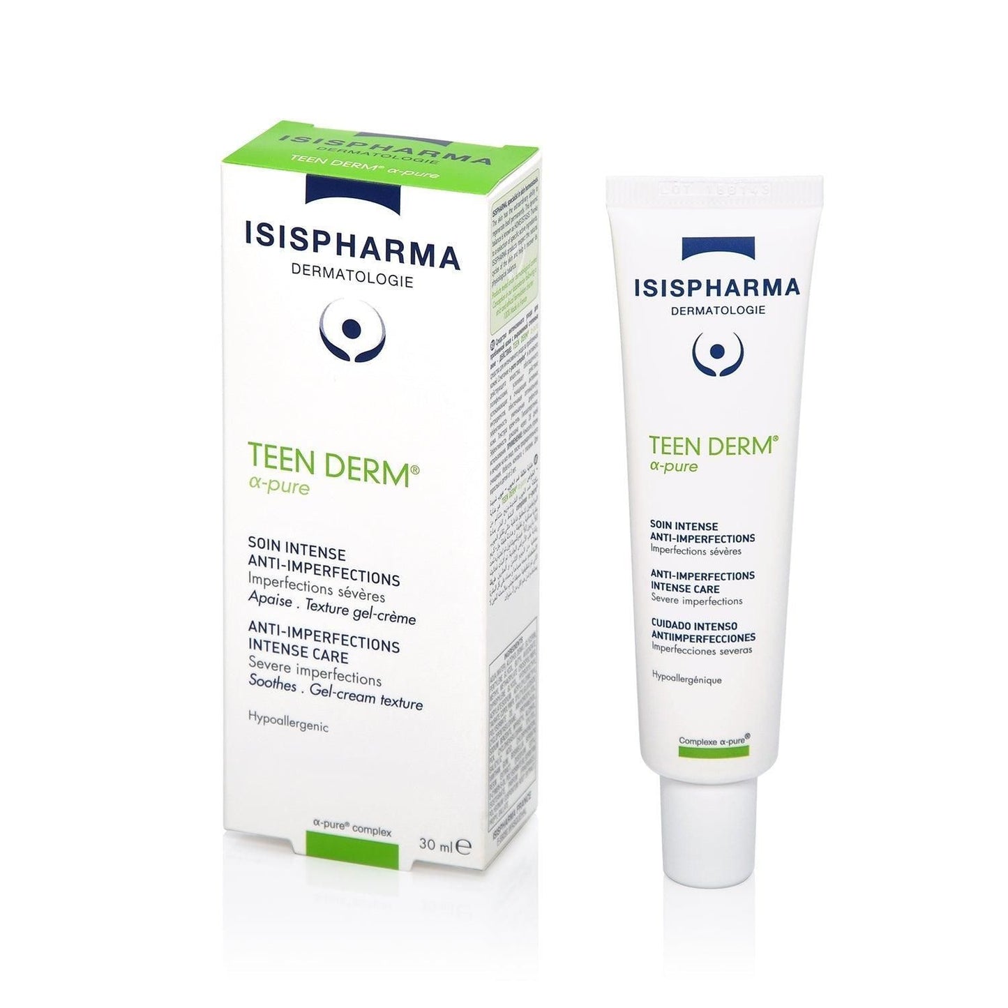 Isispharma Teen Derm 15% Azelaic Acid Soothing, Anti-Marks & Anti-Imperfections Face Cream for Acne-Prone Skin, 30ml - Makkah Pharmacy
