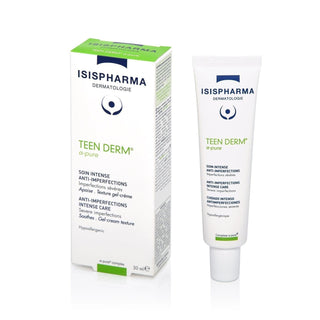 Isispharma Teen Derm 15% Azelaic Acid Soothing, Anti-Marks & Anti-Imperfections Face Cream for Acne-Prone Skin, 30ml - Makkah Pharmacy