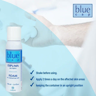 Blue Cap Foam, 100ml - Makkah Pharmacy
