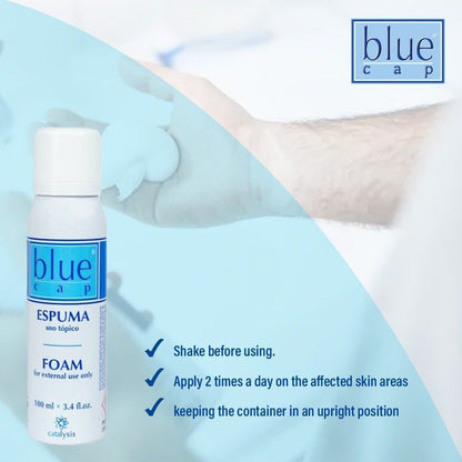 Blue Cap Foam, 100ml - Makkah Pharmacy