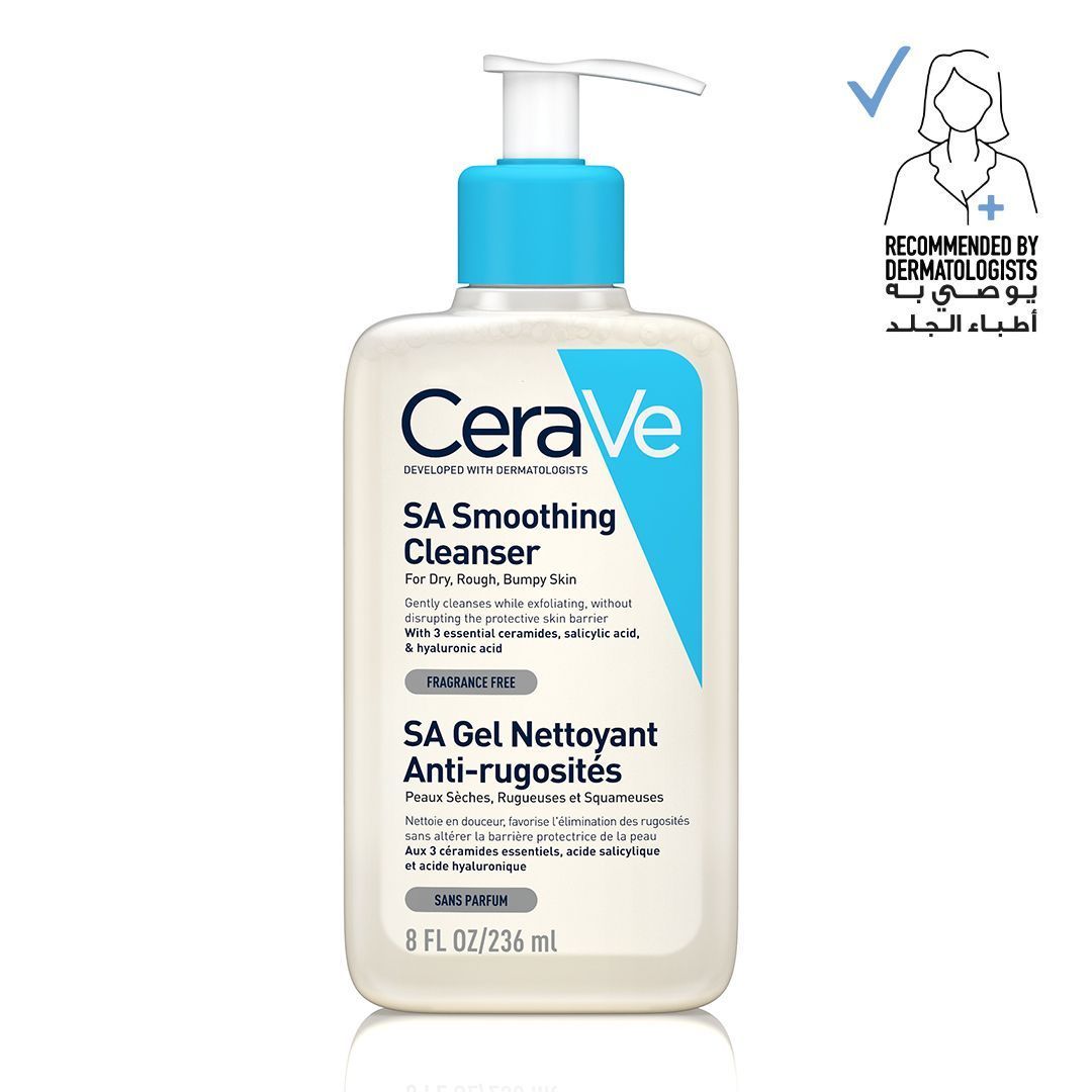 CeraVe SA Smoothing Cleanser for Normal, Dry & Rough Skin, 236ml - Makkah Pharmacy