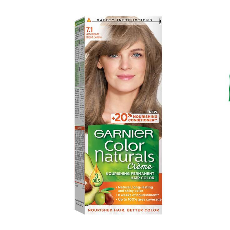 Garnier Colour Naturals, 7.1 Ash Blonde 60ml