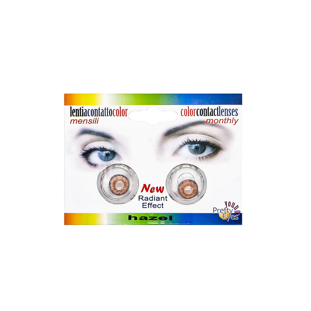 PRETTY EYES RAD HAZEL MONTHLY 1'S - Makkah Pharmacy
