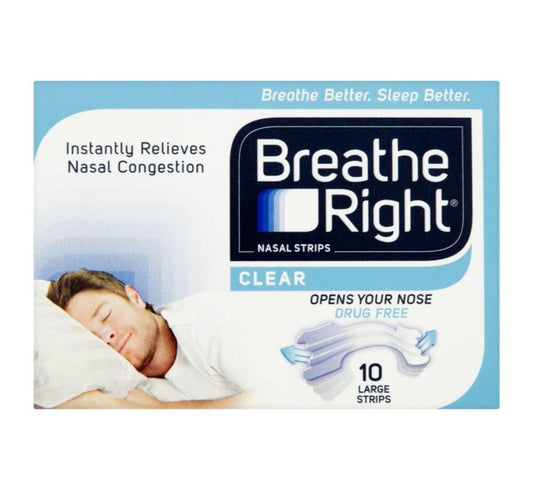 Breathe Well Nasal Strips Large 10S