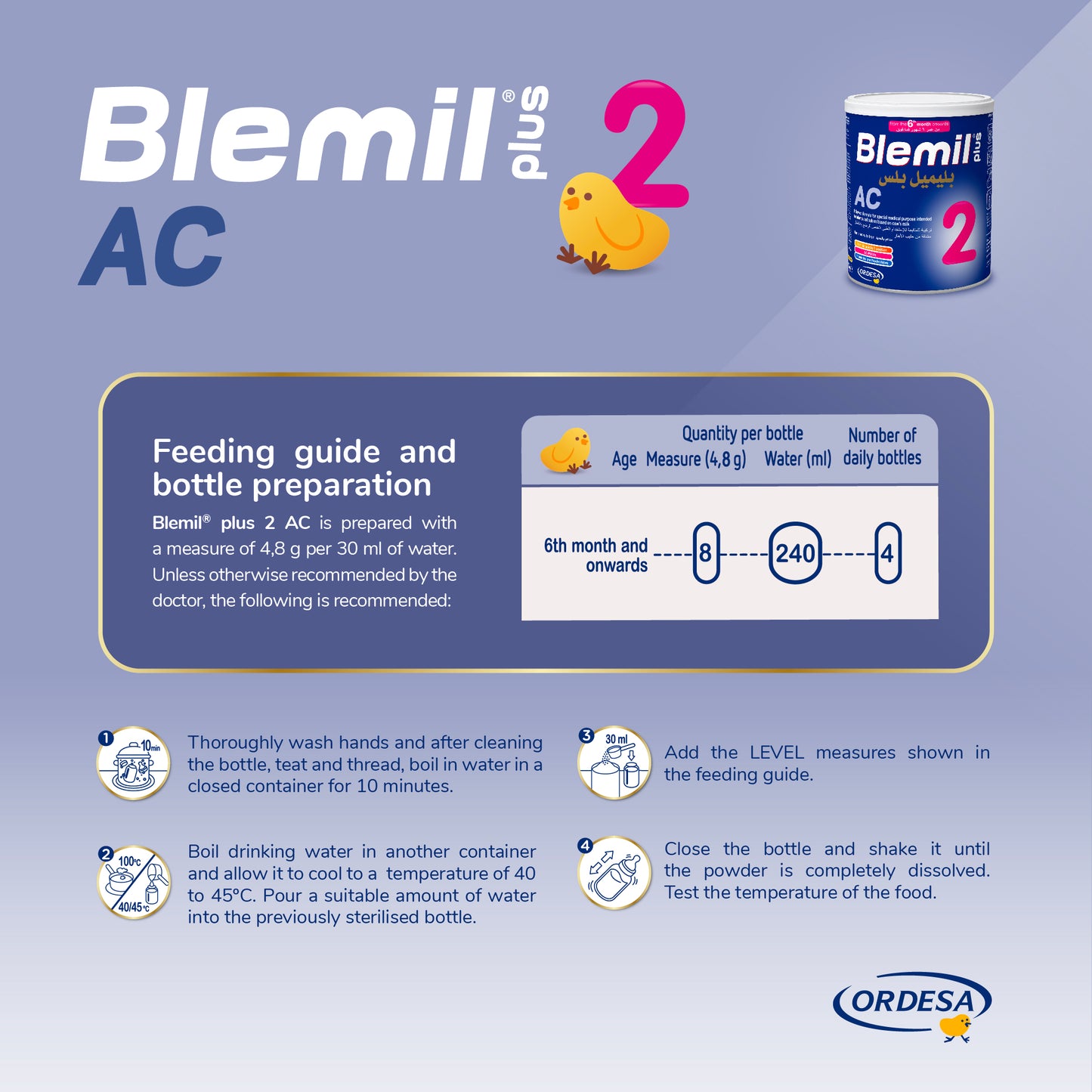 Blemil Plus 2AC Follow- on formula milk-400g