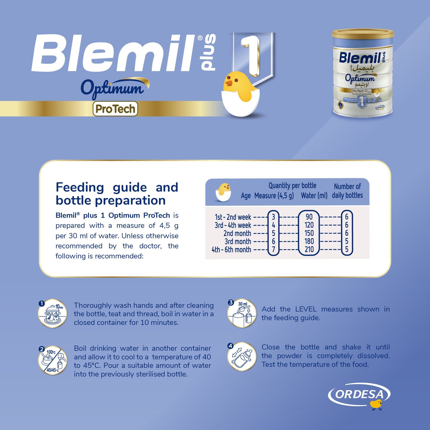 Blemil plus 1  ProTech Infant formula - 800g