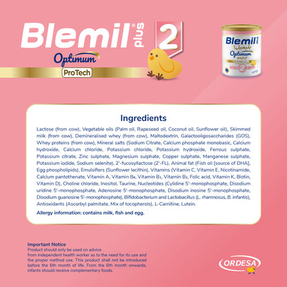 Blemil plus 2  ProTech Follow- on formula milk - 400g