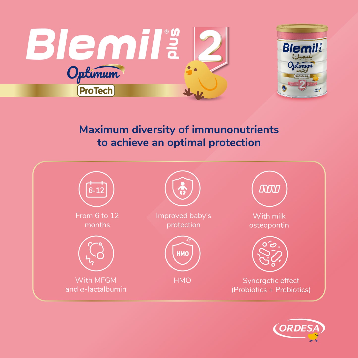 Blemil plus 2  ProTech Follow- on formula milk - 800g