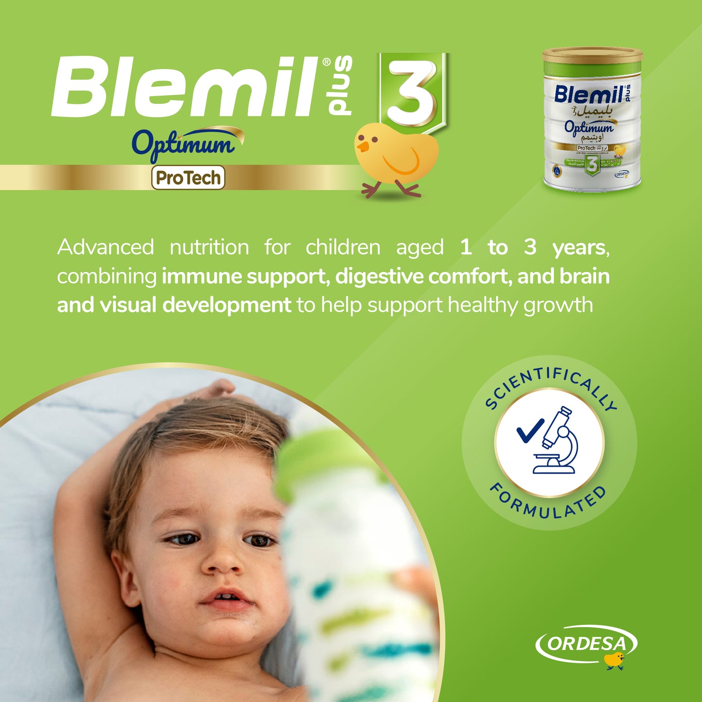 Blemil plus 3  ProTech Follow- on formula milk - 800g