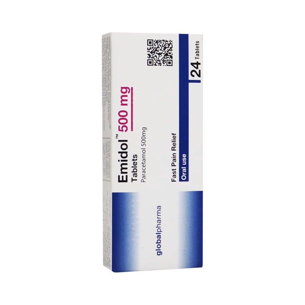 Emidol 500mg Tablets 24's