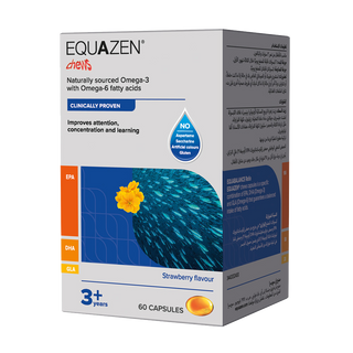 Equazen Chews Omega-3 & Omega-6 Fatty Acids For 5+ Years Capsules 60s