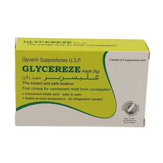 Glycereze Adult Suppositories 1G