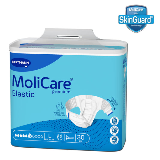 Molicare Elastic Adult Diaper 6 Drops Large 30s