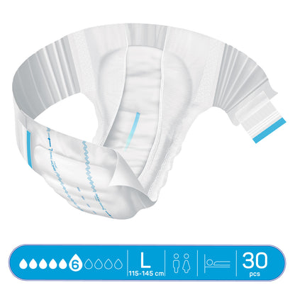 Molicare Elastic Adult Diaper 6 Drops Large 30s