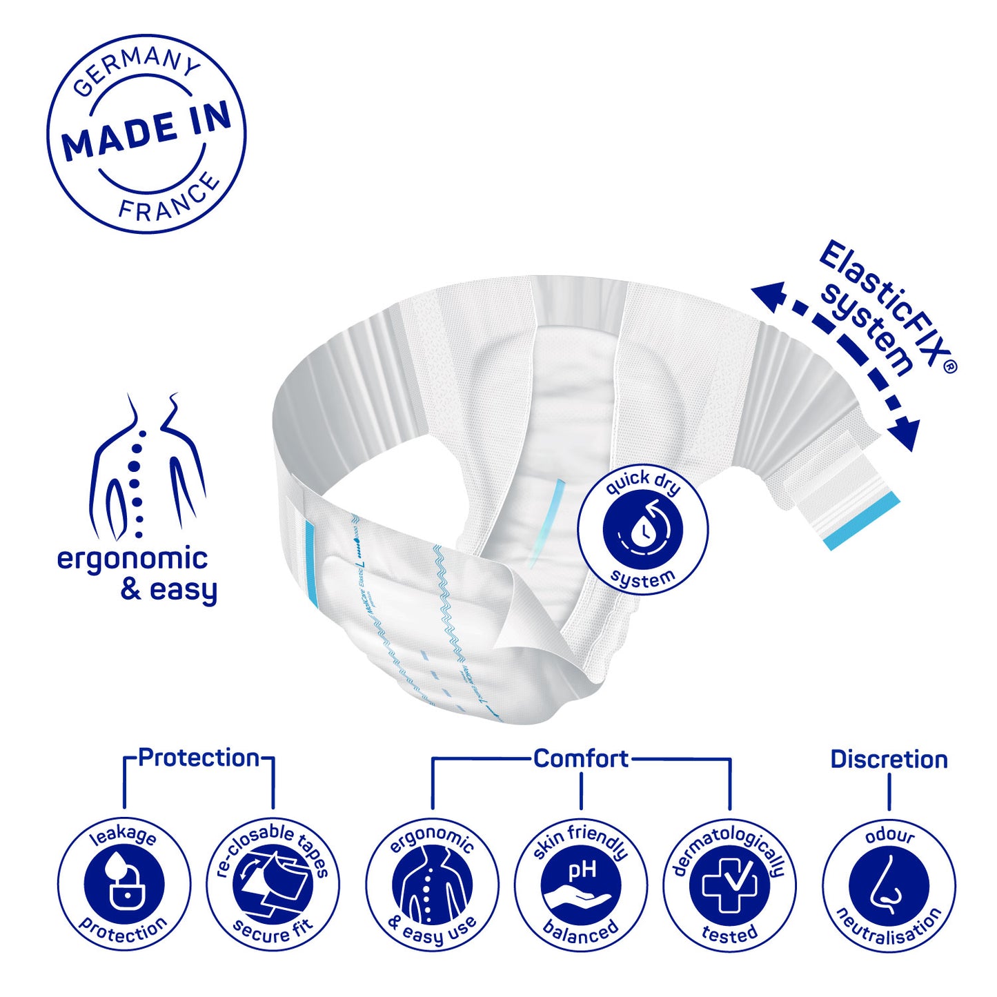 Molicare Elastic Adult Diaper 6 Drops Large 30s