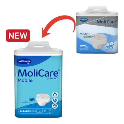 Molicare Mobile Adult Diaper Pull Up Pants Large 14s