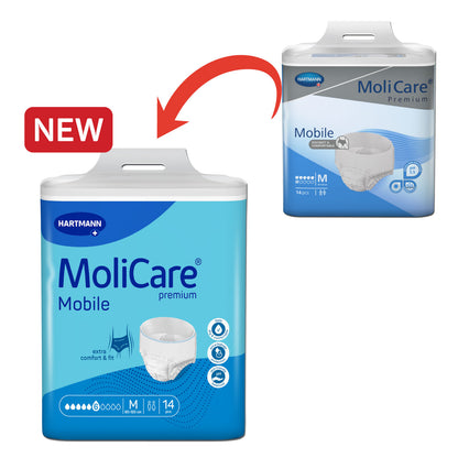 Molicare Mobile Adult Diaper Pull Up Pants Medium 14s