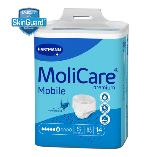 Molicare Mobile Adult Diaper Pull Up Pants Small 14s