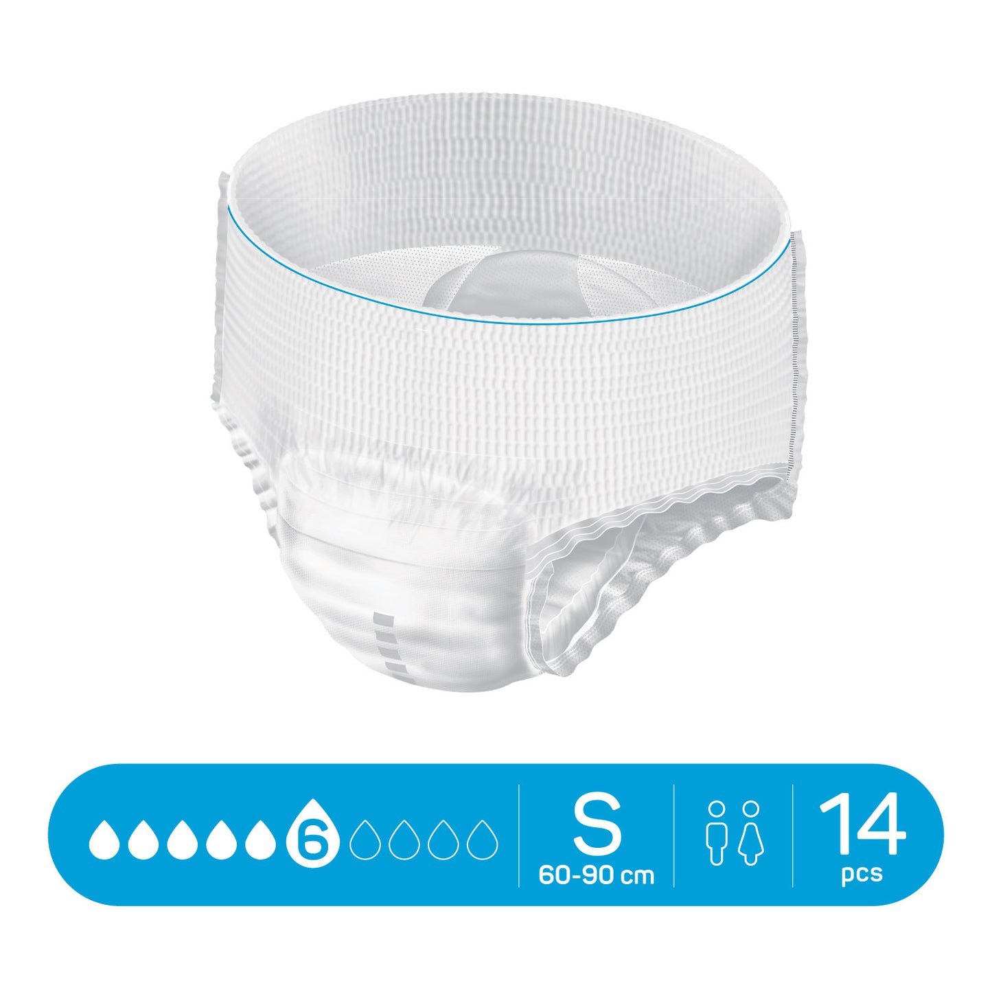 Molicare Mobile Adult Diaper Pull Up Pants Small 14s