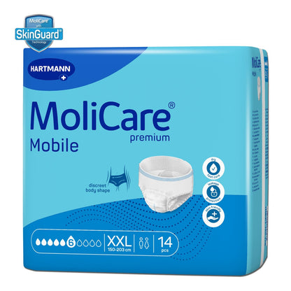 Molicare Mobile Adult Diaper Pull Up Pants 2XL 14s