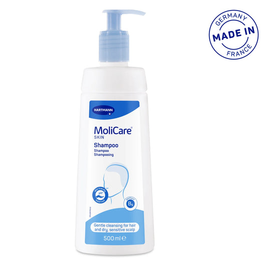MoliCare Skin Shampoo, gentle nourishing shampoo for dry, sensitive scalp, 500ml