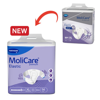 Molicare Elastic Adult Diaper 8 Drops XL 14s