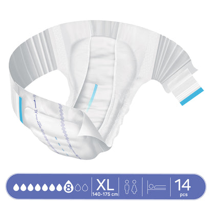 Molicare Elastic Adult Diaper 8 Drops XL 14s