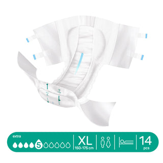 Molicare Slip Extra Adult Diaper XL 14s