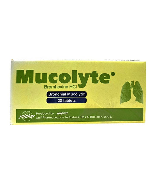 Mucolyte Tablets 20’S