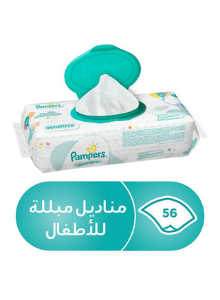 Pampers Baby Wipes Sens Refill, 56 Count