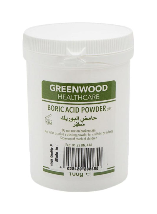 Greenwood Boric Acid Powder 100G