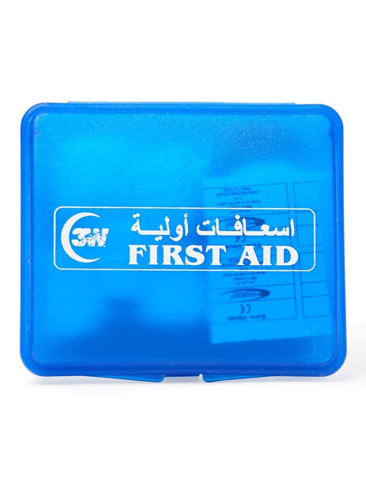 First Aid Box Plastic Blue [3W-065]