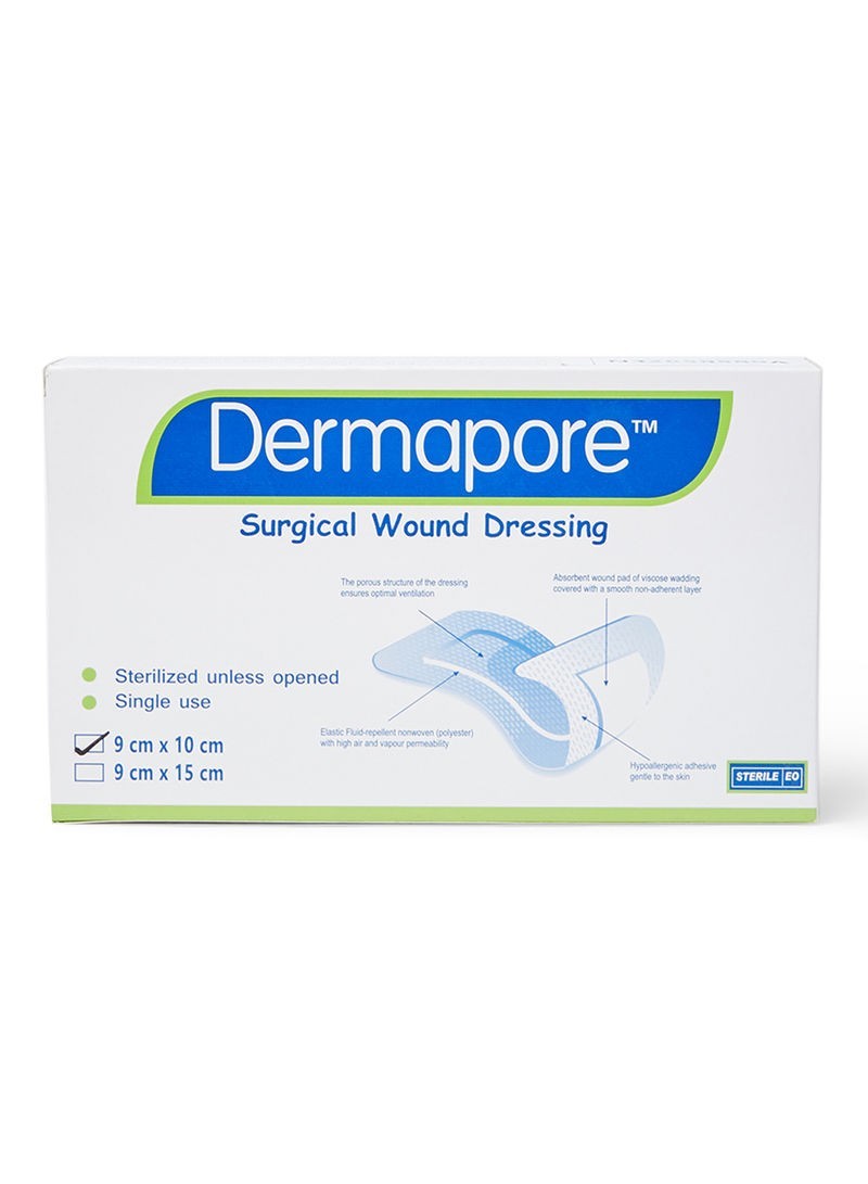 Dermapore Wound Dressing - 25'S - Size: 9 X 10 Cm