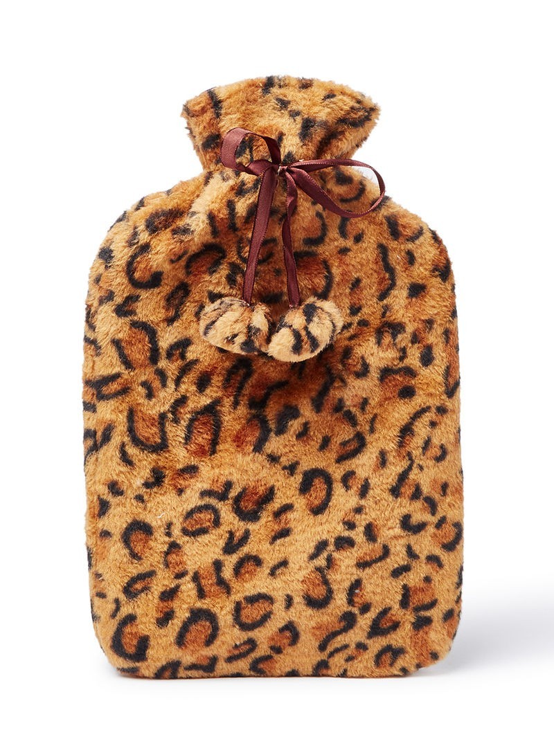 Hot Water Bottle 2L - Plush Cover Brown [0043]
