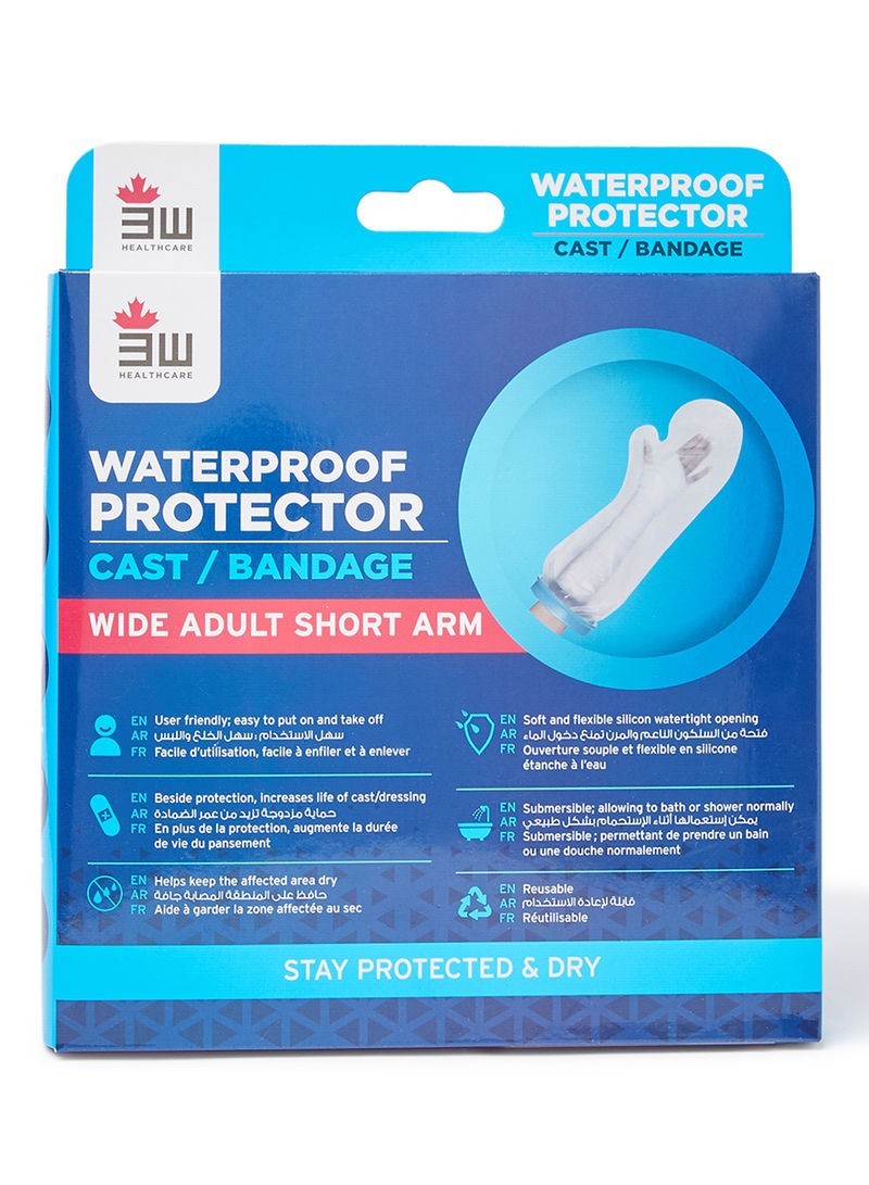 Waterproof Protector - Wide Adult Short Arm