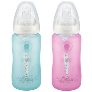 Nuk Silicon Cover for Glass Bottle, 240ml