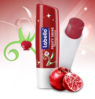 Labello Lip Care, Moisturizing Lip Balm, Pomegranate Shine