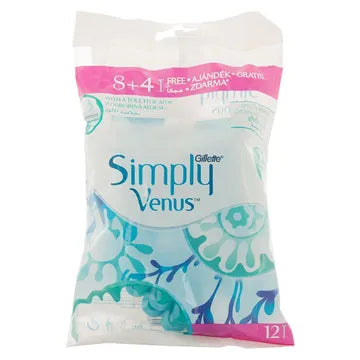 Gillette Simply Venus 2 Disposable Razor 8+4