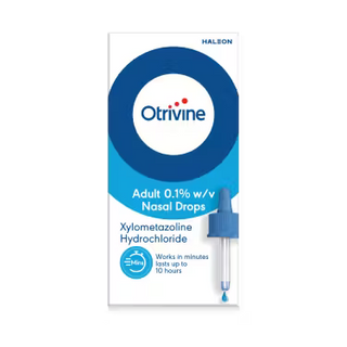 Otrivin Nasal Drops Adult 0.1% 10ml