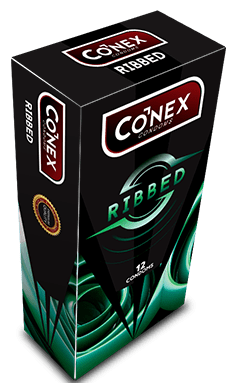 CONEX RIBBED CONDOMS 3"S (0366) - Makkah Pharmacy