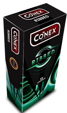 CONEX RIBBED CONDOMS 3"S (0366) - Makkah Pharmacy