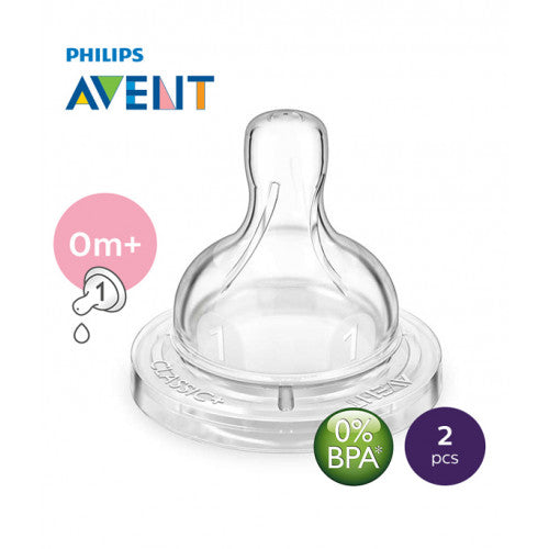 Avent SCF 631/27 Classic Teat (Newborn) 2pk
