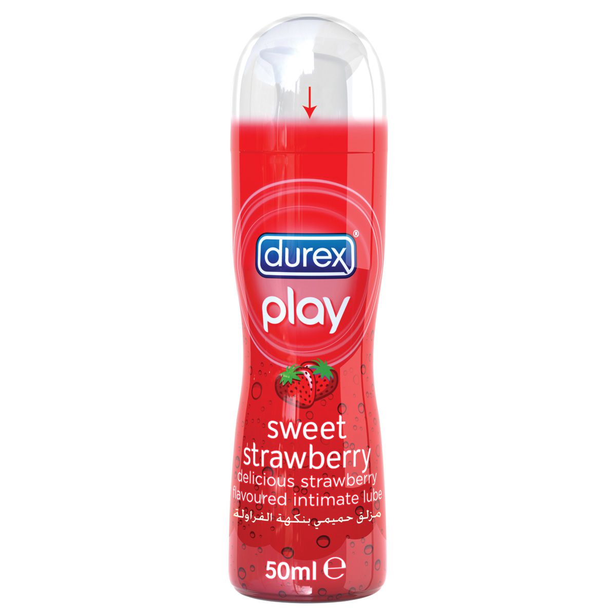 Durex Play Lubricant Gel, Saucy Strawberry - 50 Ml